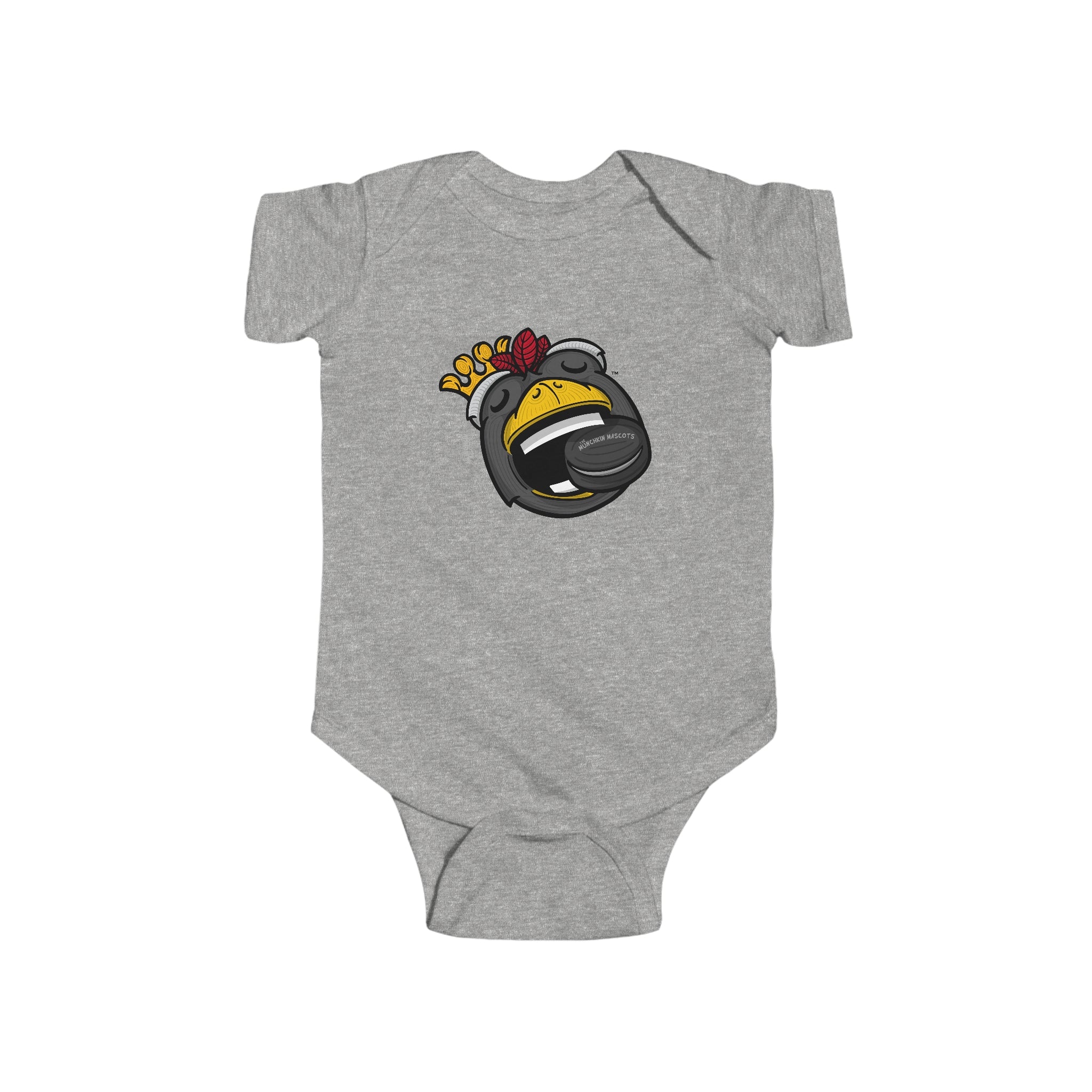 Infant Fine Jersey Bodysuit - Gameball Bite - Lil' Tommy CHI Hockey