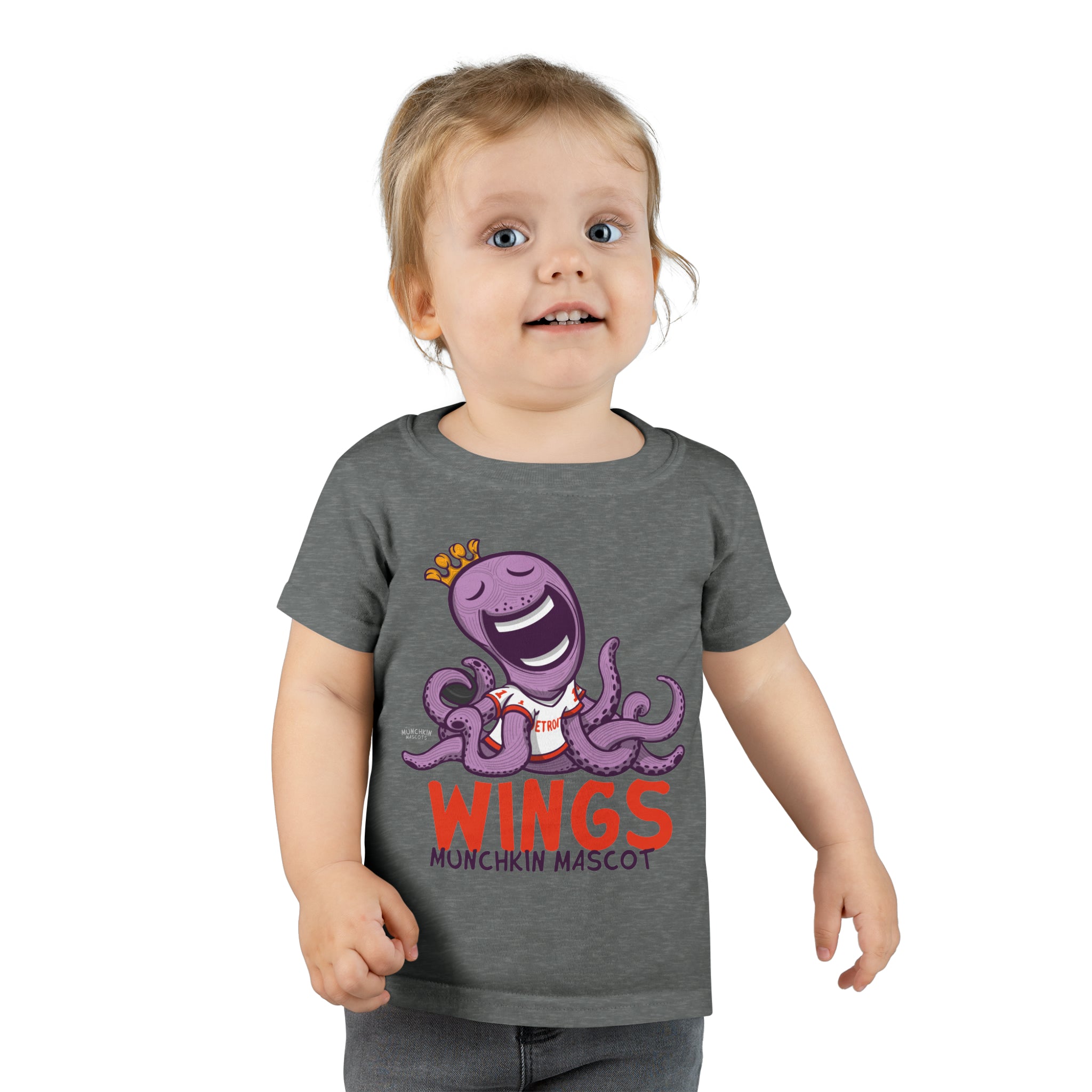 Toddler T-shirt - Munchkin Mascot - Lil' Stanley DET Hockey