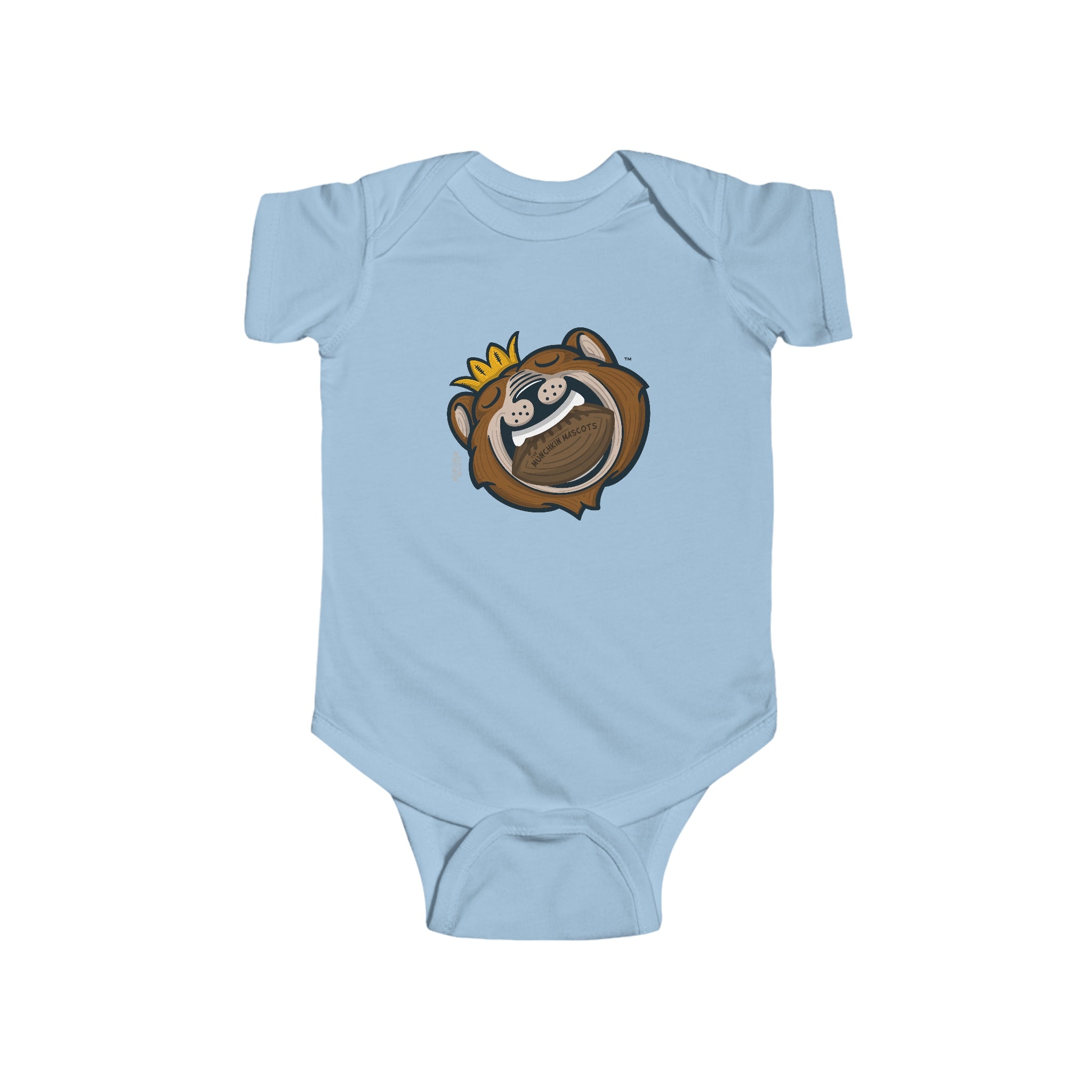 Infant Fine Jersey Bodysuit - Gameball Bite - Lil' Staley CHI Football