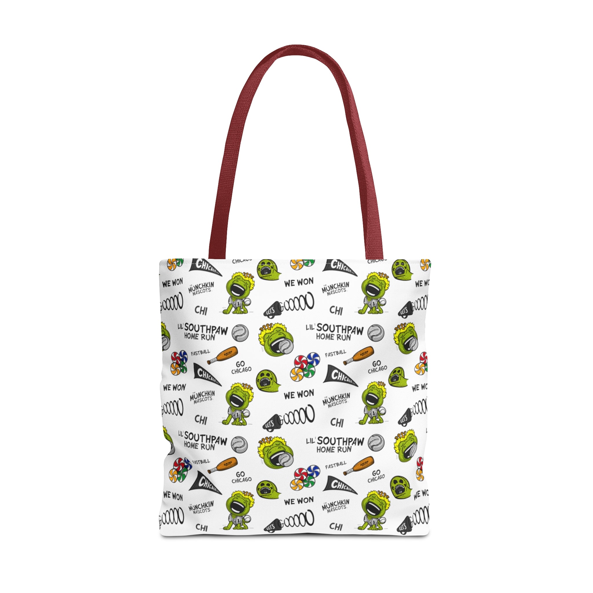 Tote Bag (AOP) - Pattern - Lil' Southpaw CHI Baseball