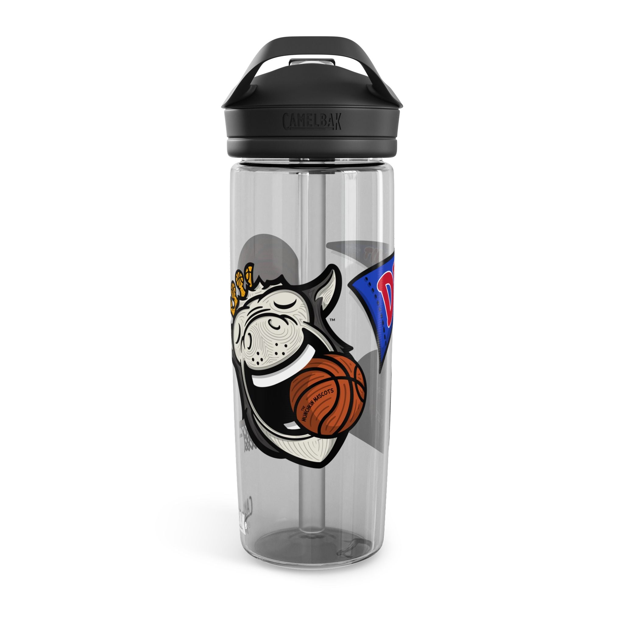 Detroit Basketball CamelBak Eddy® Lil' Hooper Water Bottle, 20oz\25oz | Hand-Drawn Art | Gifts for Kids