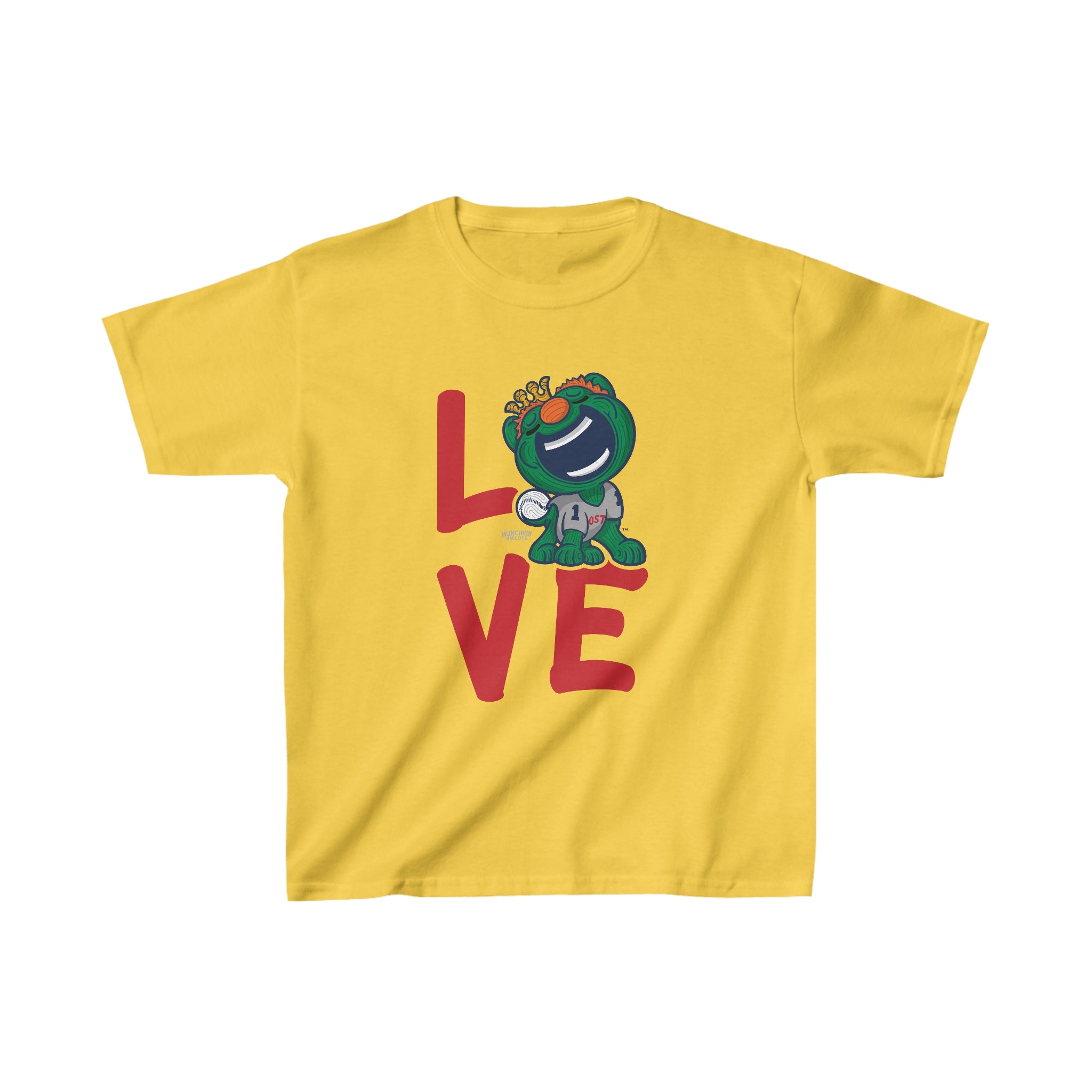 Kids Heavy Cotton™ Tee - LOVE - Lil' Wally BOS Baseball