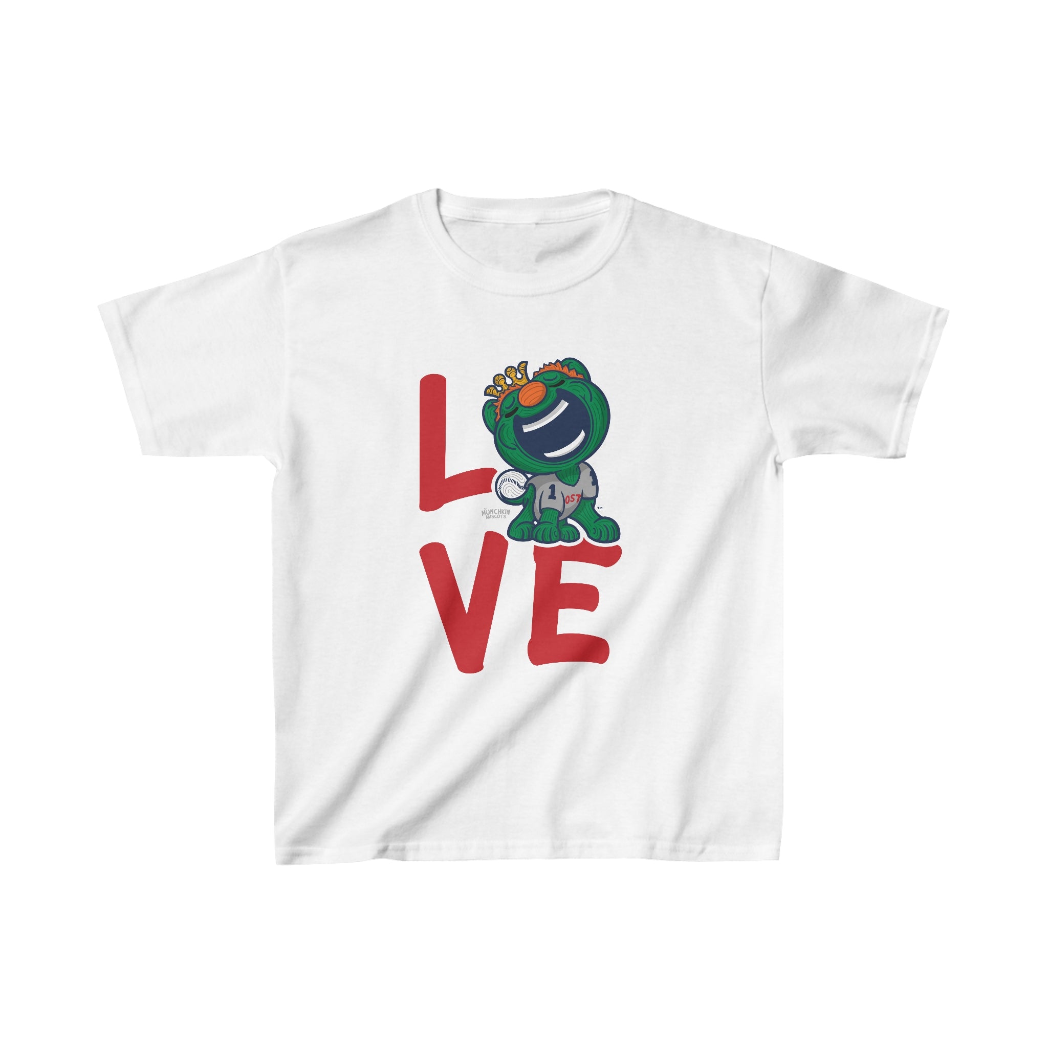 Kids Heavy Cotton™ Tee - LOVE - Lil' Wally BOS Baseball