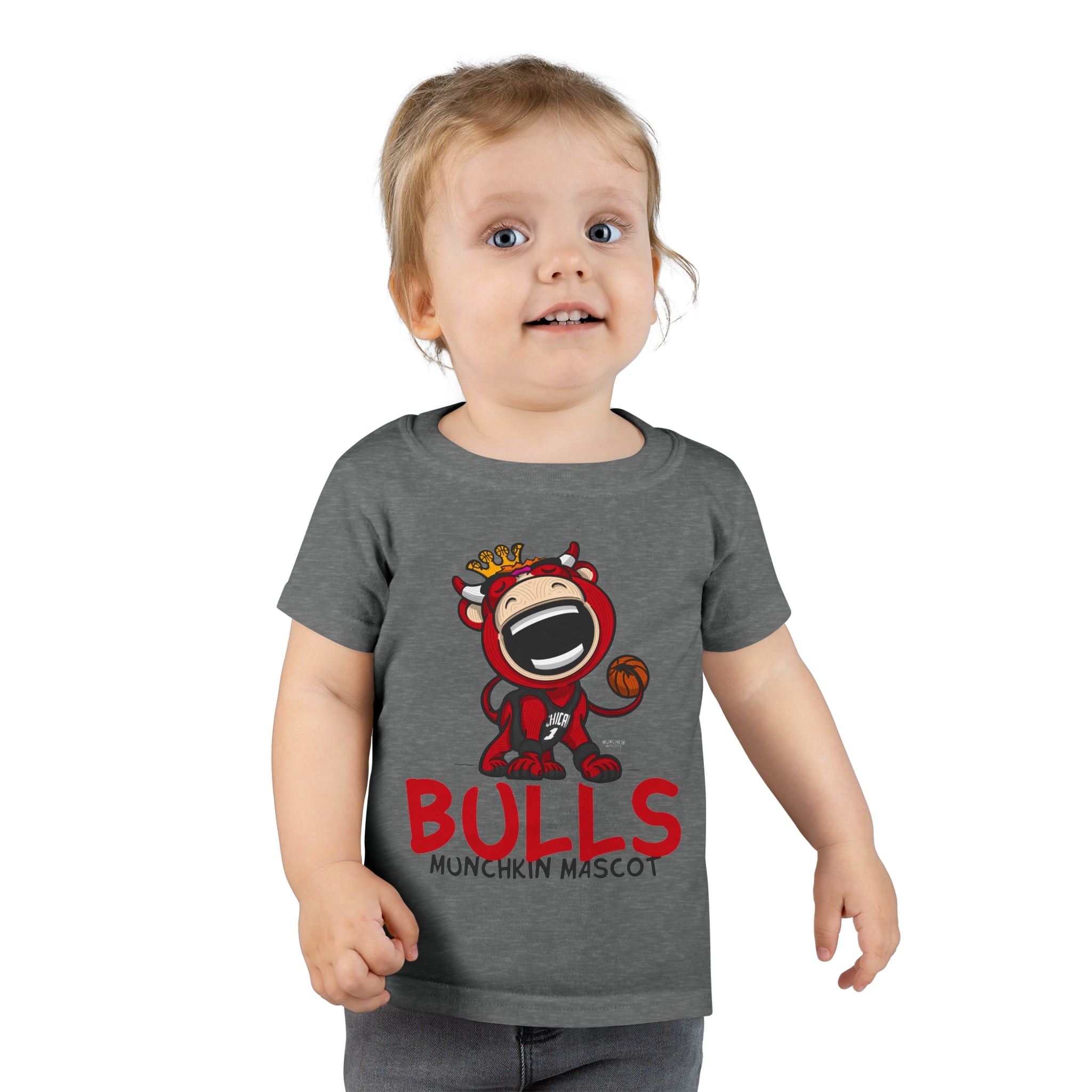 Toddler T-shirt - Munchkin Mascot - Lil' Benny CHI Basketball