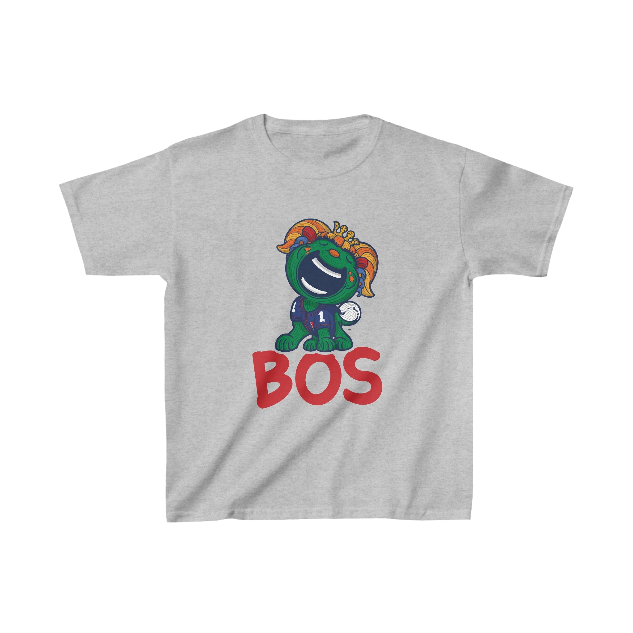 Kids Heavy Cotton™ Tee - BOS - Lil' Miss Tessie BOS Baseball