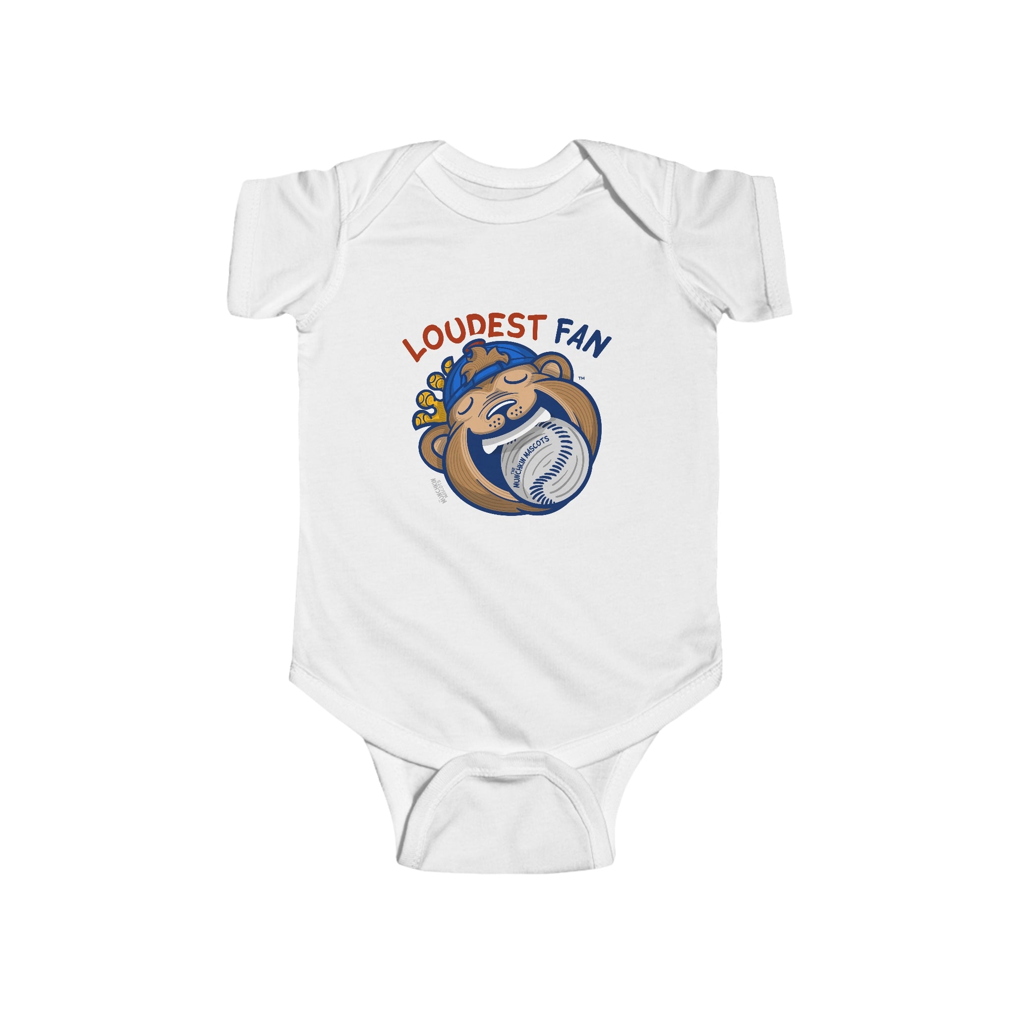 Infant Fine Jersey Bodysuit - Loudest Fan - Lil' Clark CHI Baseball