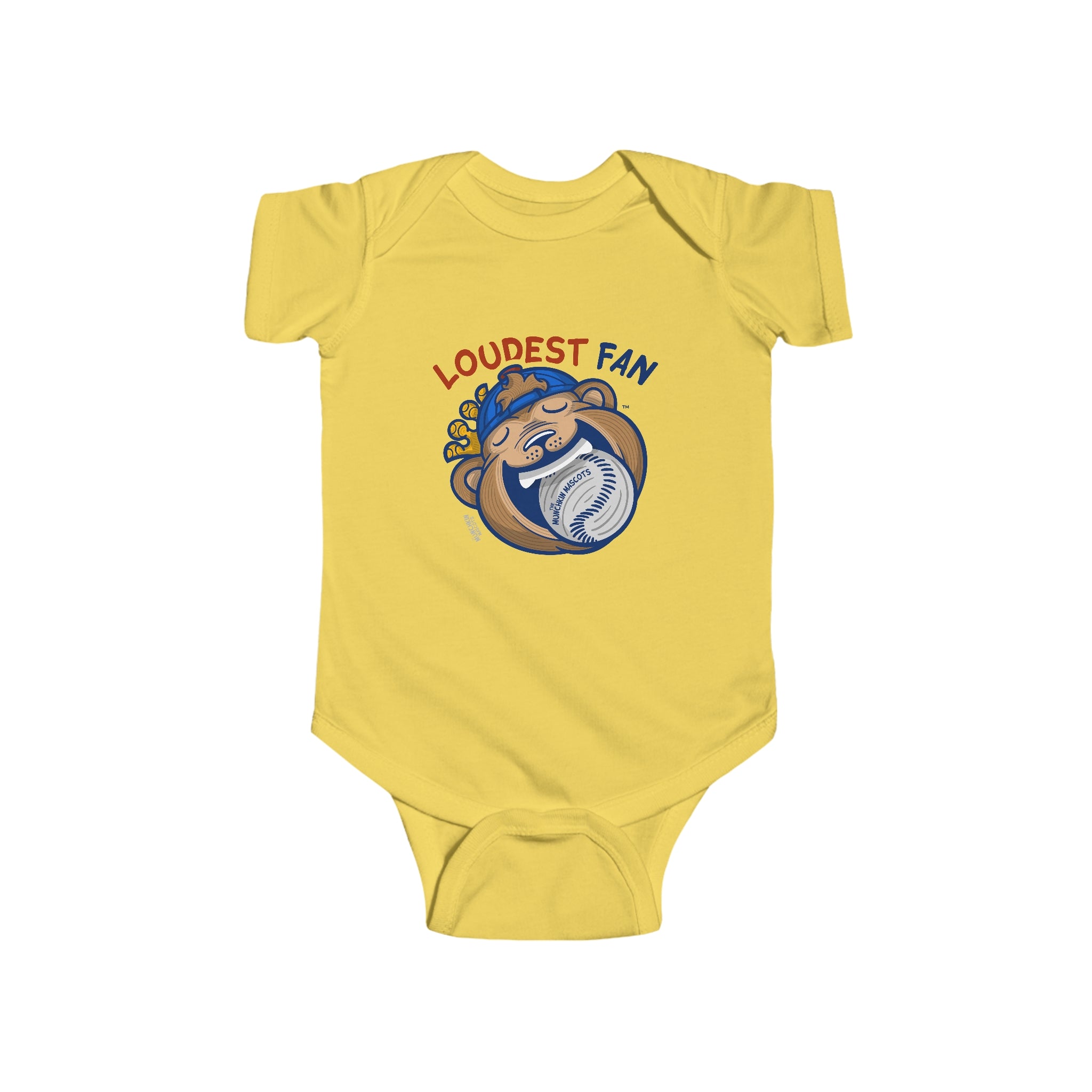 Infant Fine Jersey Bodysuit - Loudest Fan - Lil' Clark CHI Baseball